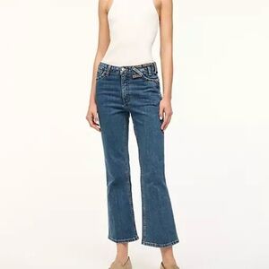 Wrangler + Staud Cropped Boot Jean